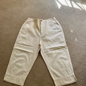 Liz Claiborne yellow capri size 16